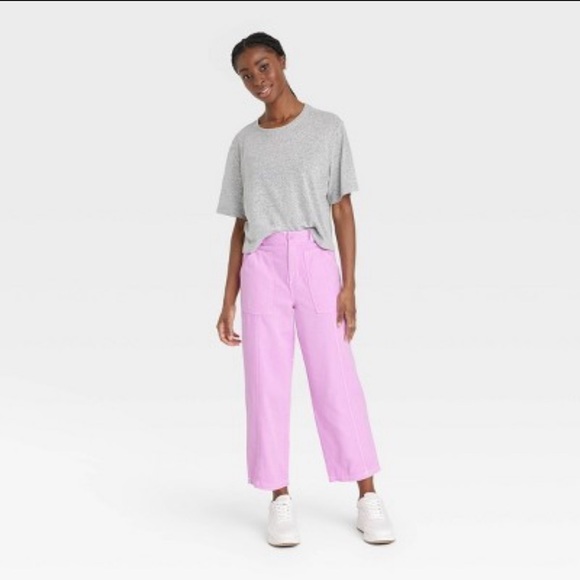 3/$15 Universal threads pink wide leg carpenter pants - Picture 2 of 5